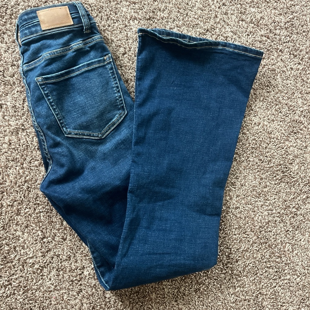BKE Dark Blue Flare Women's Jeans